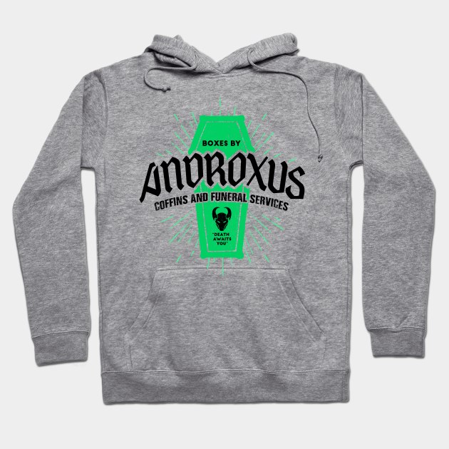 Androxus (dark) Paladins Champion Logo Hoodie by dcmjs